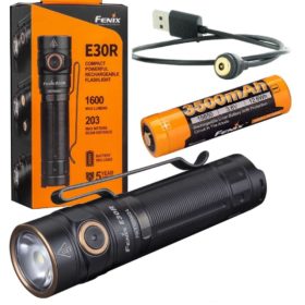 Fenix E30R Rechargeable Flashlight, 1600 lumens