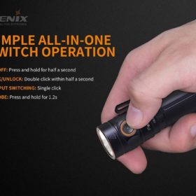 Fenix E30R Rechargeable Flashlight, 1600 lumens
