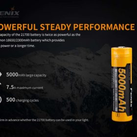 Fenix ARB-L21-5000 Rechargeable Battery