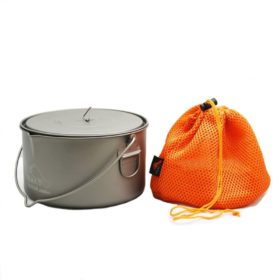 TITANIUM POT 2000 ml with Bail Handle