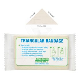 Triangular Bandage, Compressed, Vacuum-packed