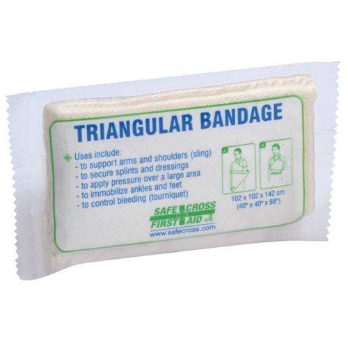 Triangular Bandage, Compressed, Vacuum-packed