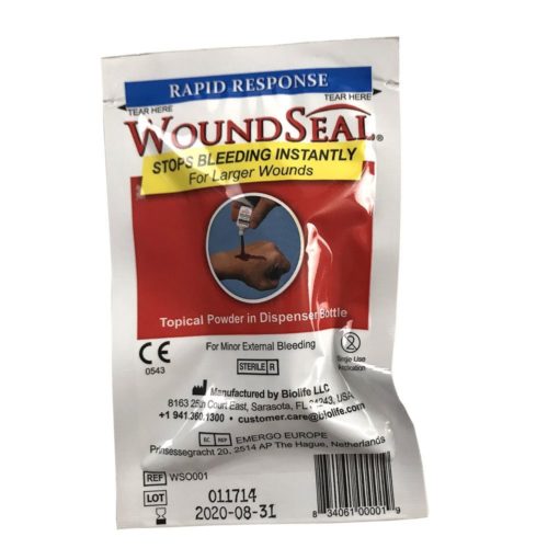 WoundSeal Blood Clotting Powder for Large Wounds