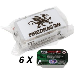 FireDragon Solid Cooking Fuel, 6-Pack