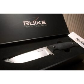 RUIKE Jager F118 Knife, Stonewashed Fixed Blade