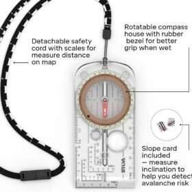 SILVA Military Base Plate 5-6400/360 Compass