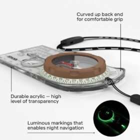 SILVA Military Base Plate 5-6400/360 Compass