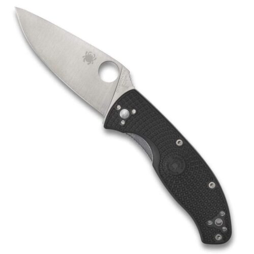 Spyderco Tenacious Lightweight Folder, PlainEdge (C122PBK)