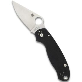 Spyderco Para 3 G10 Black, PlainEdge - C223GP