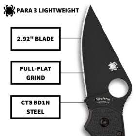 Para 3 Lightweight FRN, Black Blade - C223PBBK