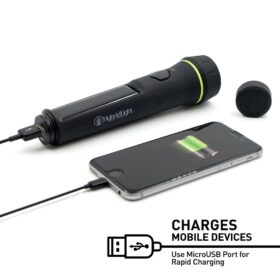 Journey 150 Flashlight / Charger, Black