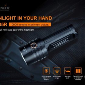 Fenix LR35R Rechargeable Flashlight, 10000 lm