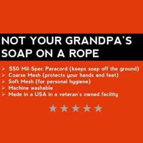 Tactical Soap on a Rope Pouch