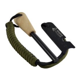 Ferro Flint Fire Starter with Paracord Lanyard