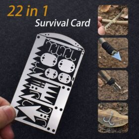 Survival Tool Card, Wallet Size