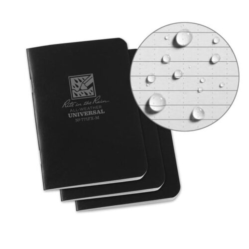 All-Weather Stapled Mini Notebook 771FX-M, 3-Pack