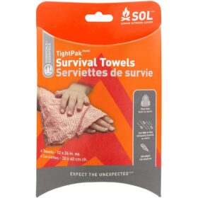 SOL Survival Towels, 4-Pack