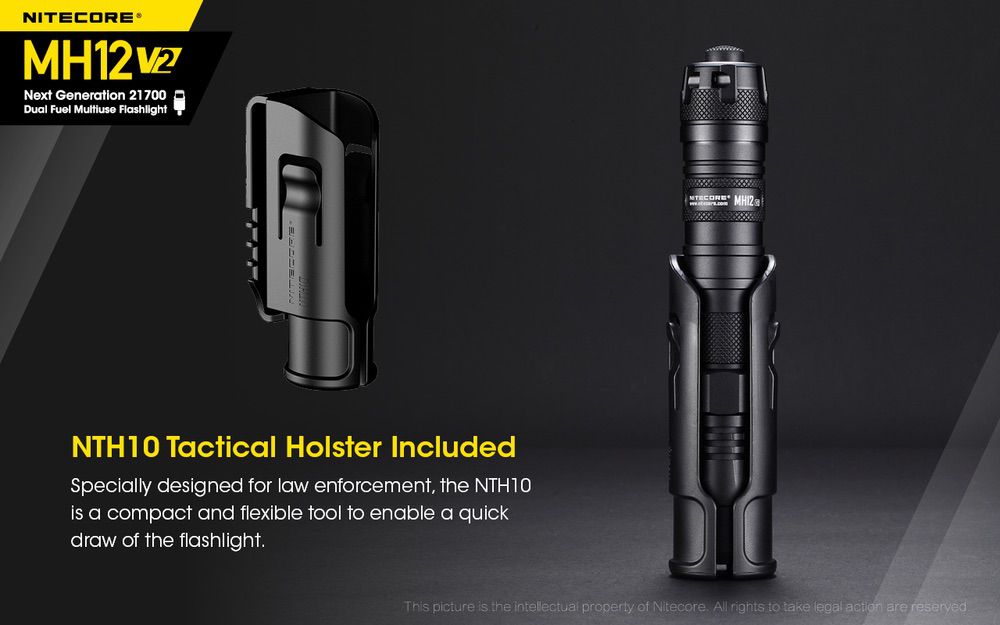 Nitecore MH12 V2 Tactical Flashlight