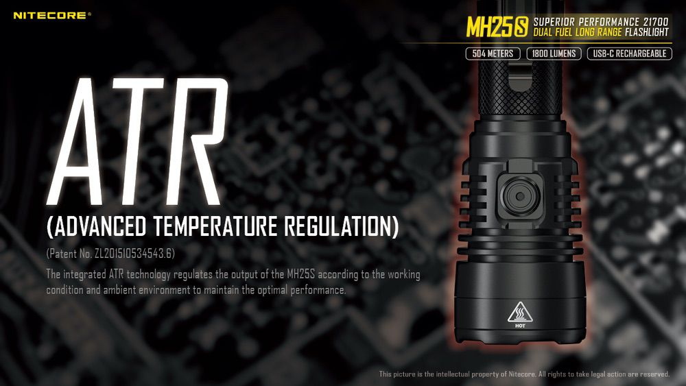 Nitecore MH25S Tactical Flashlight