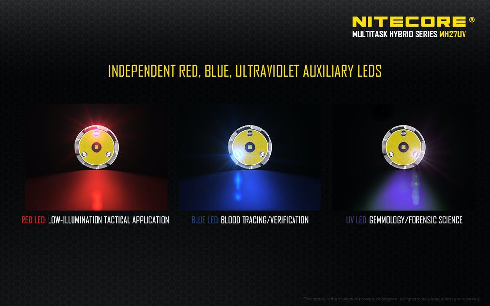 Nitecore MH27UV Tactical Flashlight
