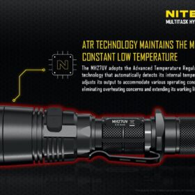 Nitecore MH27UV Tactical Flashlight, w/UV Light