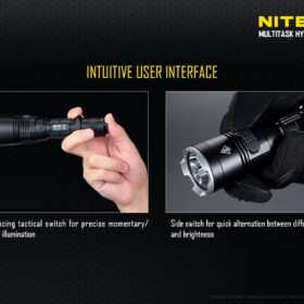 Nitecore MH27UV Tactical Flashlight, w/UV Light
