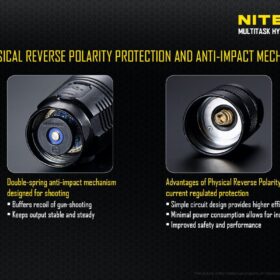 Nitecore MH27UV Tactical Flashlight, w/UV Light