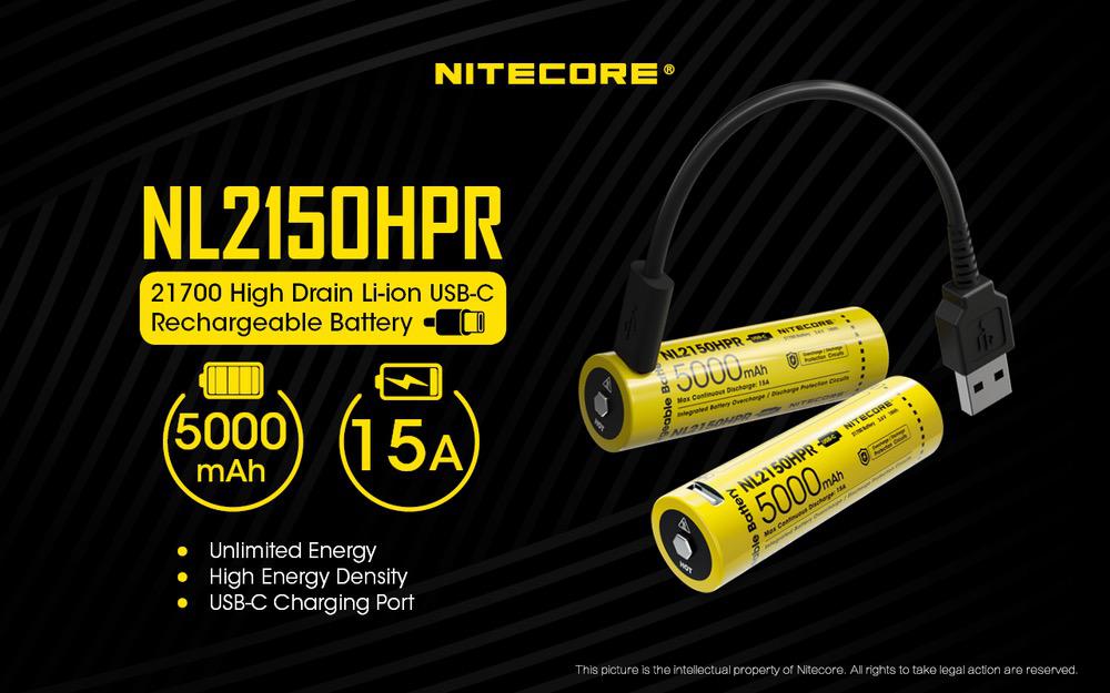 NL2150HP High Performance USB-C Rechargeable Battery