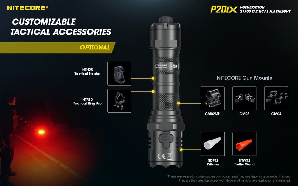 Nitecore P20iX Tactical Flashlight