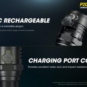 Nitecore P20iX Tactical Flashlight, i-Generation