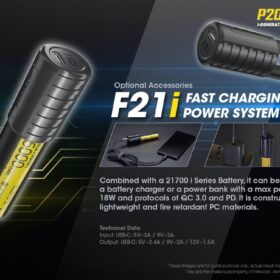 Nitecore P20iX Tactical Flashlight, i-Generation