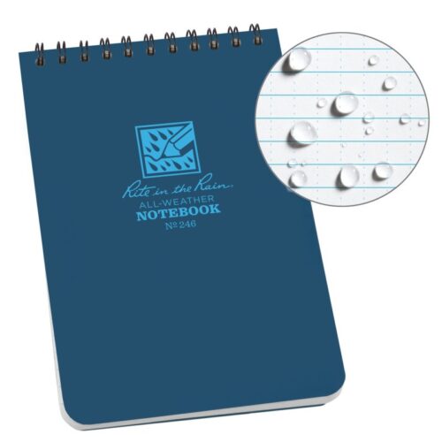 Rite in the Rain All-Weather Notebook 246, 4x6", Blue