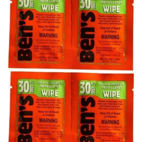 Ben's® 30 Tick & Insect Repellent Wipes, 4/Pack