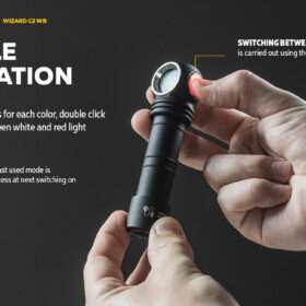 Armytek Wizard C2 WR White/Red Headlamp