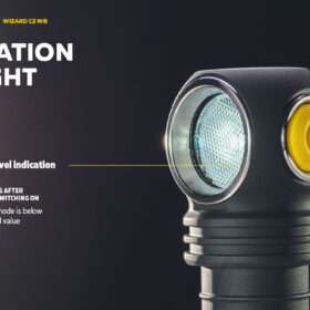 Armytek Wizard C2 WR White/Red Headlamp