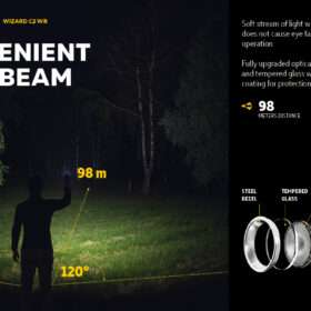 Armytek Wizard C2 WR White/Red Headlamp