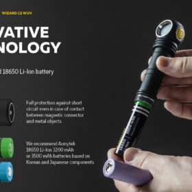 Armytek Wizard C2 WUV White/UV Headlamp