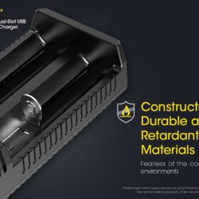 Nitecore UI2 Portable Dual-Slot Battery Charger