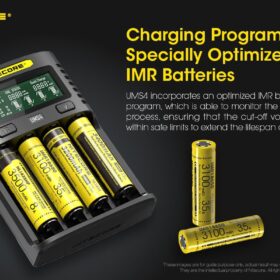 Nitecore UMS4 Intelligent Four-Slot Charger