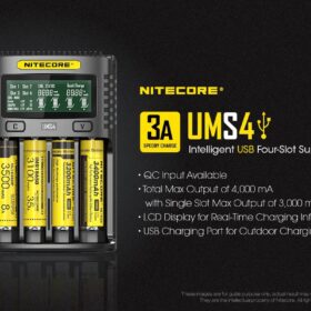 Nitecore UMS4 Intelligent Four-Slot Charger