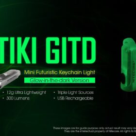 Nitecore TIKI GITD Keychain Light