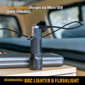 Rechargeable ARC Lighter & Flashlight