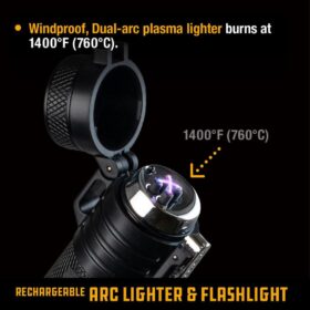 Rechargeable ARC Lighter & Flashlight