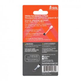 SOL Utility Carabiner, 2 Pack