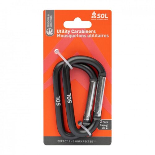 SOL Utility Carabiner, 2 Pack