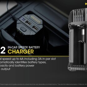 Nitecore V2 In-Car Speedy Charger