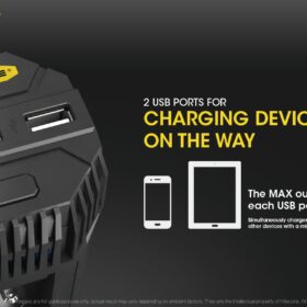 Nitecore V2 In-Car Speedy Charger