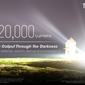 Nitecore TM20K High Lumen Flashlight