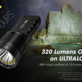 Nitecore TM20K High Lumen Flashlight, 20000 lm
