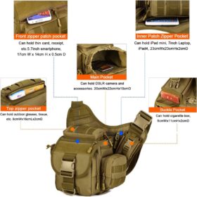 Protector Plus Messenger Shoulder SLR Camera Bag